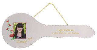 21st Mirror Key with Pohutukawa Flowers