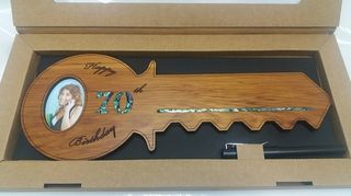 70th Birthday Key