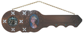 Samoan Hand Carved 21st Key