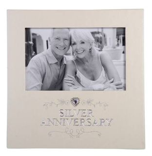 Silver Anniversary Photo Frame