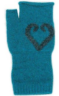 Aroha Fingerless Mitten Teal