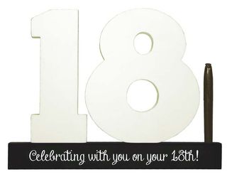 18th Birthday Signature Number