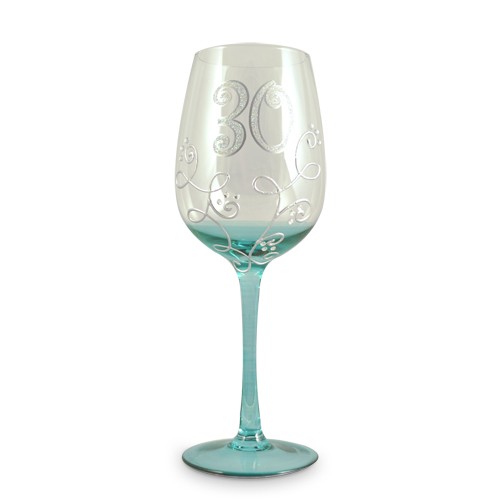30th Vine Wine Glass