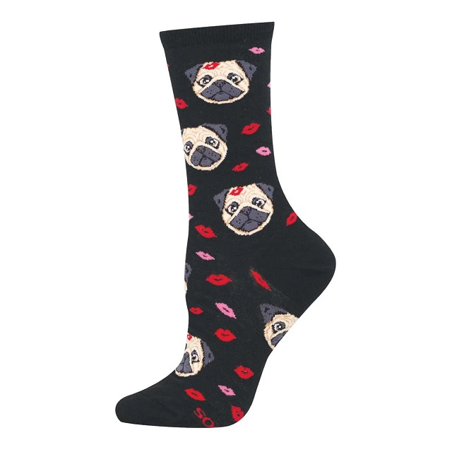 Pugs Kisses Women s Socks