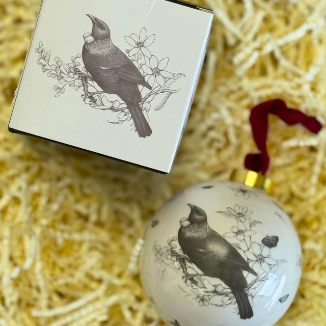 Tui Ceramic Bauble by Katy Hayward