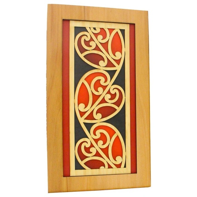 Wall Art Kowhaiwhai Hearts
