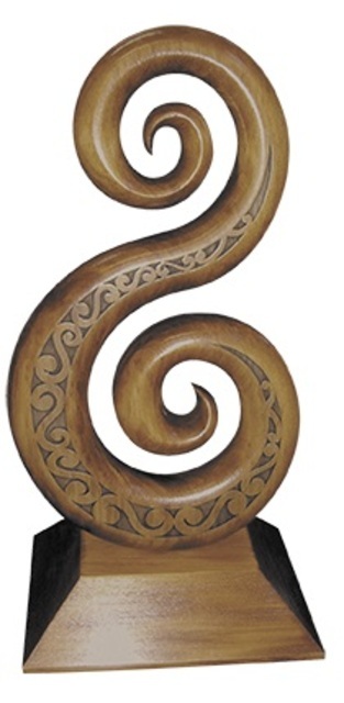 Wooden Koru