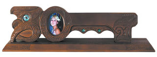 21st Hand Carved Key and Base