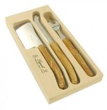 Andre Verdie Cheese Set Olive Wood