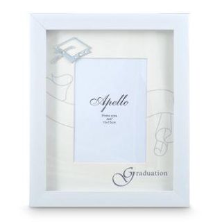 Graduation Frame White