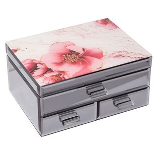 Peony Flower Jewellery Box