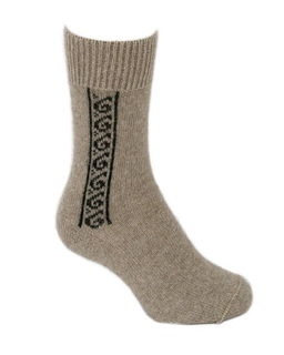 Possum Merino Sock Natural Koru