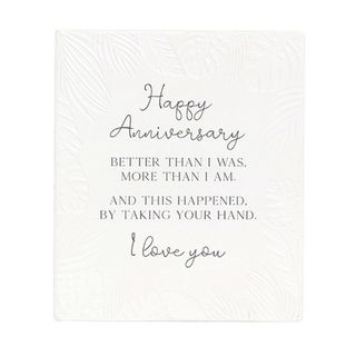 Happy Anniversary Plaque