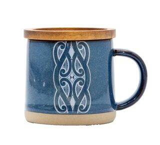 Espresso Mug Navy by Miriama Grace Smith